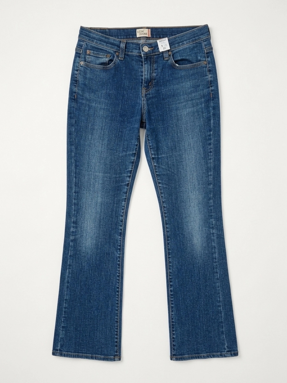 Levi's Women's Classic Bootcut Stretch Jeans Blue Denim Size 6L (28/34) 515
